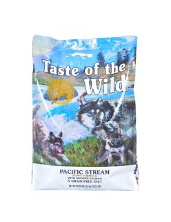 Futter Taste Of The Wild Pacific Stream Welpe/Junior Lachsfarben Fisch 5,6 kg