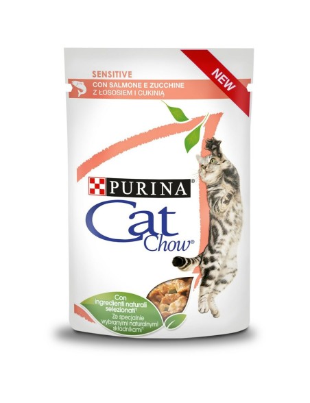 Comida para gato Purina SENSITIVE Salmão 85 g