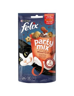 Snack para Gatos Purina Party Mix grill