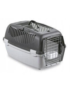 Transportín Zolux Gulliver 3 Delux Top Free Gris Metal Plástico