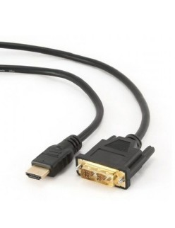 HDMI auf DVI Verbindungskabel GEMBIRD Schwarz 3 m