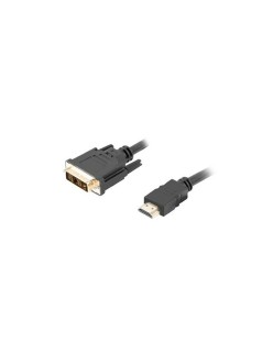 Cabo HDMI para DVI Lanberg CA-HDDV-10CC-0018-BK Preto 1,8 m