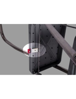 Escalera plegable de 2 peldaños Krause 130860 Gris Plateado Negro/Azul Aluminio