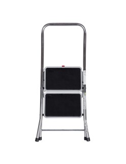 Échelle pliante à 2 marches Krause 130860 Gris Argenté Noir/Bleu Aluminium