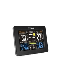 Multi-function Weather Station Greenblue GB523 Black