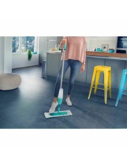 Esfregona Leifheit Easy Spray XL Branco Verde Microfibra Plástico Pulverizador