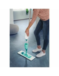 Esfregona Leifheit Easy Spray XL Branco Verde Microfibra Plástico Pulverizador