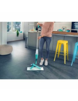 Esfregona Leifheit Easy Spray XL Branco Verde Microfibra Plástico Pulverizador