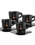 Ensemble de tasses à café Bialetti 700000671 Noir Porcelaine 75 ml