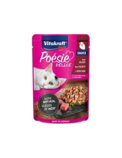 Aliments pour chat Vitakraft POESIE DELICE corazones 85 g