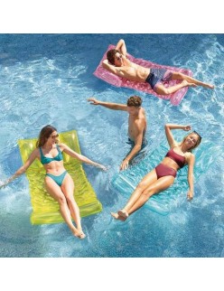 Materassino Gonfiabile Intex 89 x 173 cm Trasparente