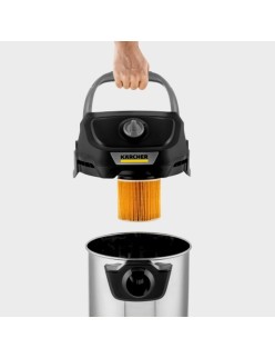 Aspirador Kärcher 1.628-449.0 Plateado 1000 W