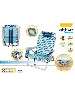 Chaise de Plage Colorbaby 64 x 63 x 28 cm
