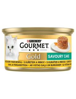 Comida para gato Purina GOURMET GOLD Pollo Zanahoria 85 g