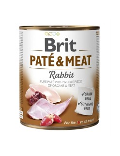 Alimentation humide Brit Paté & Meat Poulet Lapin 800 g