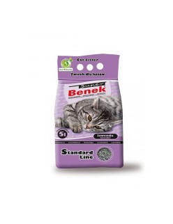 Arena para Gatos Super Benek                                 Lavanda 5 L