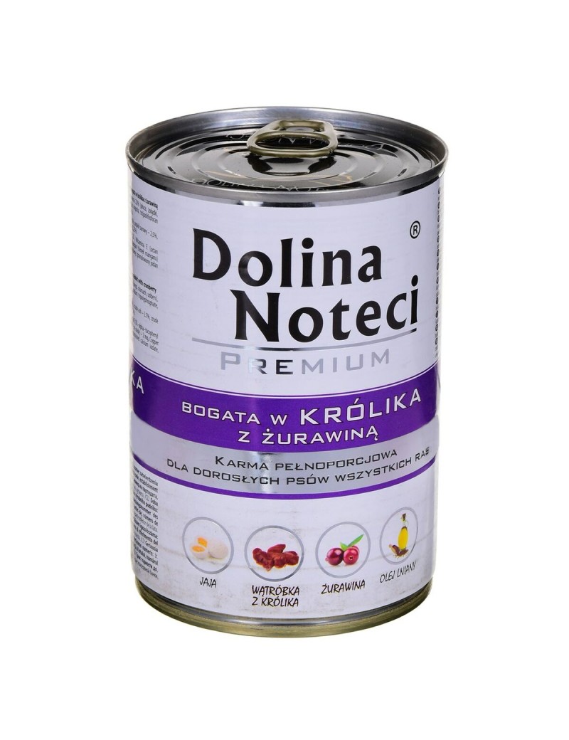 Nassfutter Dolina Noteci Premium Blaubeere Hase 400 g
