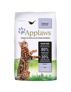 Aliments pour chat Applaws Adult Adulte Poulet Canard 7,5 kg