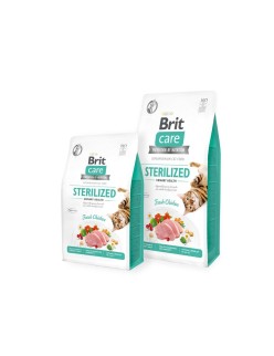 Katzenfutter Brit Care Grain Free Sterilized Urinary Health Erwachsener Huhn 7 kg