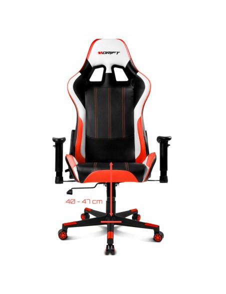 Sillón de Oficina DRIFT DR175 Rojo Negro