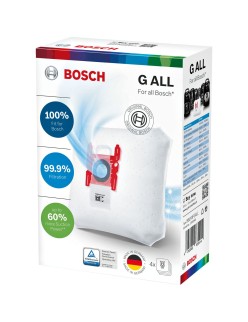 Bolsa de Recambio para Aspiradora BOSCH BBZ41FGALL (4 Unidades)