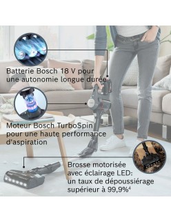 Cordless Vacuum Cleaner BOSCH BBS712A Black