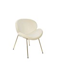 Silla DKD Home Decor Oro Beige Dorado 63 x 57 x 73 cm