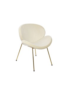 Silla DKD Home Decor Oro Beige Dorado 63 x 57 x 73 cm