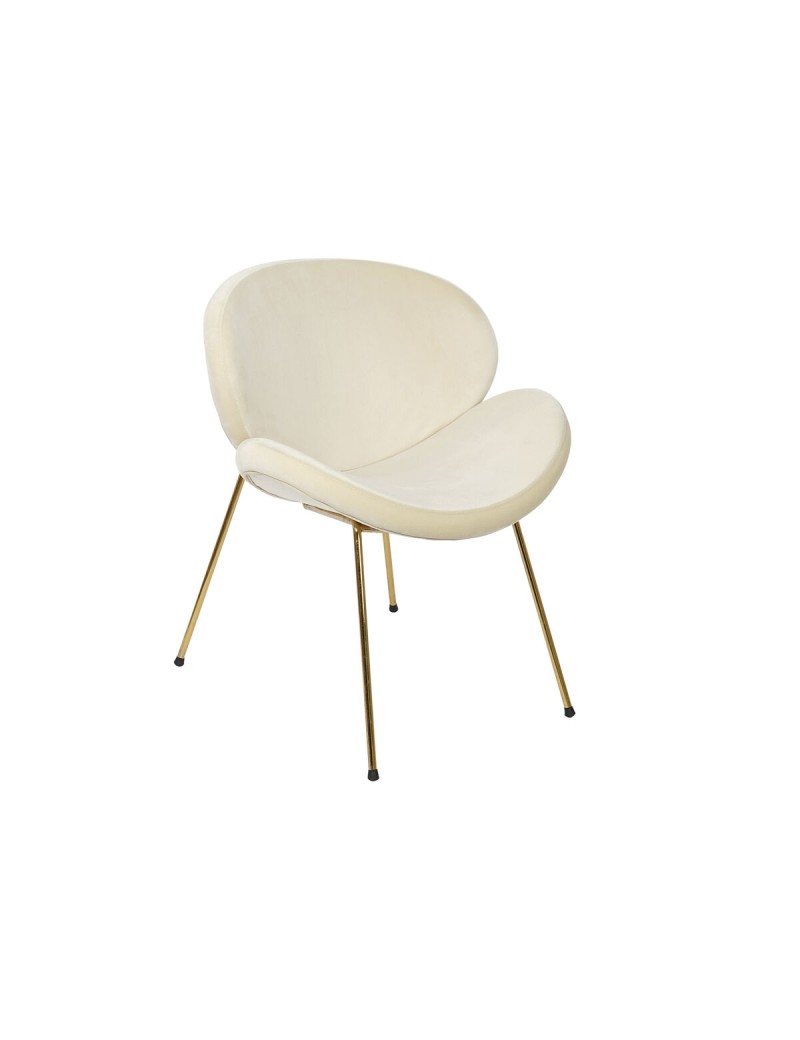 Silla DKD Home Decor Oro Beige Dorado 63 x 57 x 73 cm