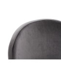 Silla DKD Home Decor 62 x 58 x 73 cm Negro Dorado Metal