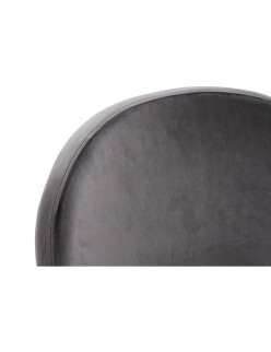 Silla DKD Home Decor 62 x 58 x 73 cm Negro Dorado Metal