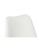 Silla DKD Home Decor Blanco Dorado 63 x 57 x 73 cm