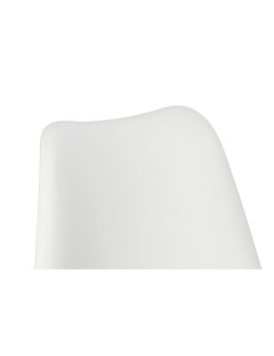 Silla DKD Home Decor Blanco Dorado 63 x 57 x 73 cm