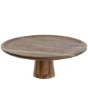 Vassoio per aperitivi DKD Home Decor Naturale Acacia In piedi 36 x 36 x 14 cm
