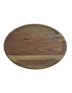 Bandeja de Aperitivos DKD Home Decor Natural Acacia De pie 36 x 36 x 14 cm