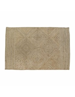 Alfombra DKD Home Decor Marrón Natural 160 x 230 x 1 cm