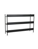 Estantes Home ESPRIT Preto Metal 120 x 30 x 76 cm