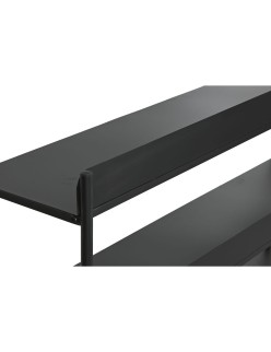 Estantes Home ESPRIT Preto Metal 120 x 30 x 76 cm