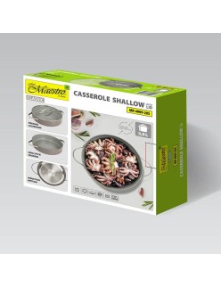 Frigideira Feel Maestro MR-4009-28S Cinzento Metal Alumínio Ø 28 cm