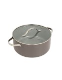 Marmite avec couvercle Feel Maestro MR-4009-18 Gris Métal Aluminium 18 cm 1,9 L