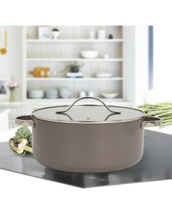 Marmite avec couvercle Feel Maestro MR-4009-18 Gris Métal Aluminium 18 cm 1,9 L