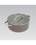 Marmite avec couvercle Feel Maestro MR-4009-18 Gris Métal Aluminium 18 cm 1,9 L