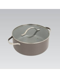 Marmite avec couvercle Feel Maestro MR-4009-18 Gris Métal Aluminium 18 cm 1,9 L