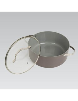 Marmite avec couvercle Feel Maestro MR-4009-18 Gris Métal Aluminium 18 cm 1,9 L