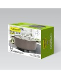 Marmite avec couvercle Feel Maestro MR-4009-18 Gris Métal Aluminium 18 cm 1,9 L