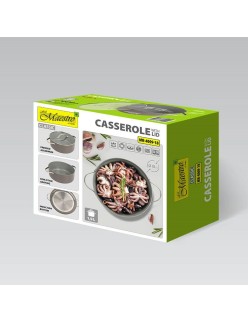 Caçarola com Tampa Feel Maestro MR-4009-18 Cinzento Metal Alumínio 18 cm 1,9 L