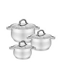 Frigideira Feel Maestro MR-3522-6M Prateado Aço Aço inoxidável Plástico Ø 24 cm Ø 20 cm Ø 16 cm