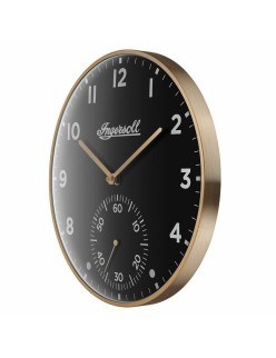 Relógio de Parede Ingersoll 1892 IC003GB Dourado Preto
