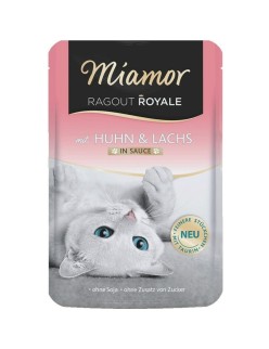 Comida para gato Miamor Ragout Royale Chicken and salmon in sauce Pollo 100 g