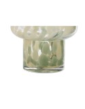 Vase Home ESPRIT Vert Crème Verre Moderne 15 X 15 X 21,5 cm